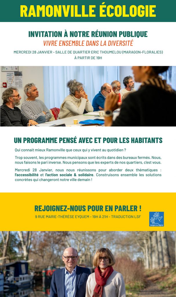 newsletter réunion publique