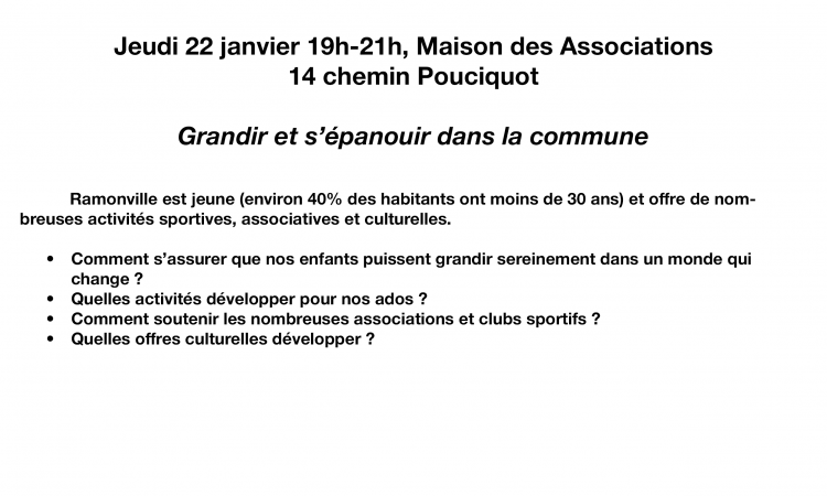 réunions publiques 20263