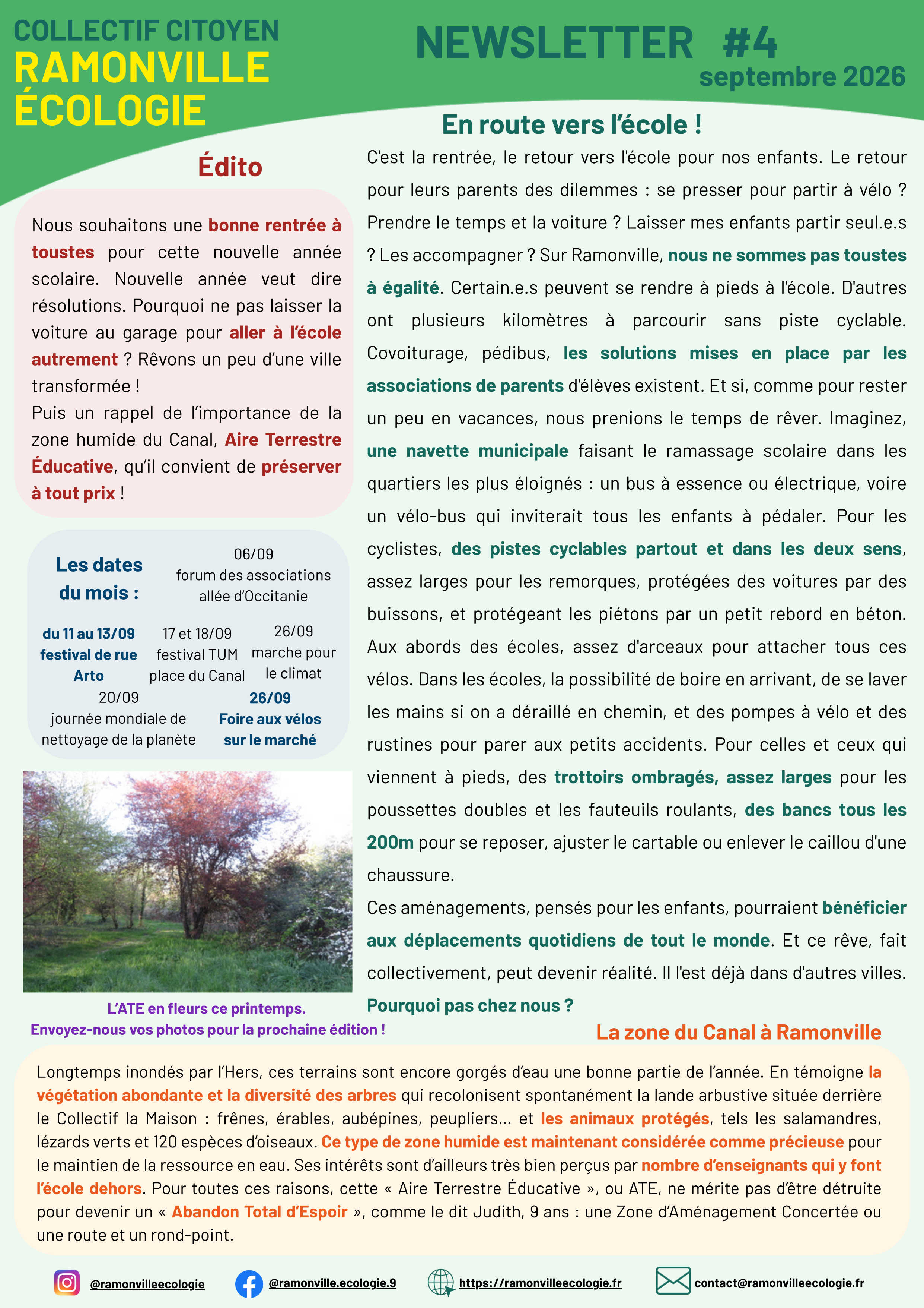 Newsletter - 4 -septembre 2026